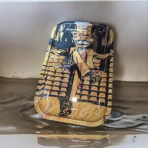 Premium Metal Rolling Tray | Artistic Design | Limited Edition Organizer